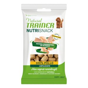 Voordeelpakket: 20x20g Natural Trainer Nutri Snack gevriesdroogde hapjes Puppy & Volwassen kip hondensnacks