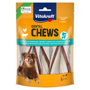 150g Vitakraft Dental kauwstaven Twister Kip M hondensnacks