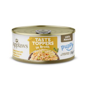 6x156g Applaws Puppy Taste Toppers naturel kipfilet met groenten nat hondenvoer