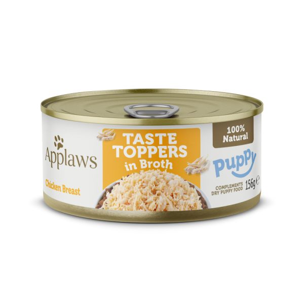 6x156g Applaws Puppy Taste Toppers Naturel kipfilet nat hondenvoer