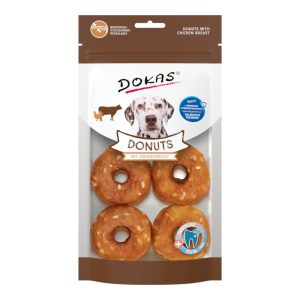 160g Dokas donuts met kipfilet hondensnacks