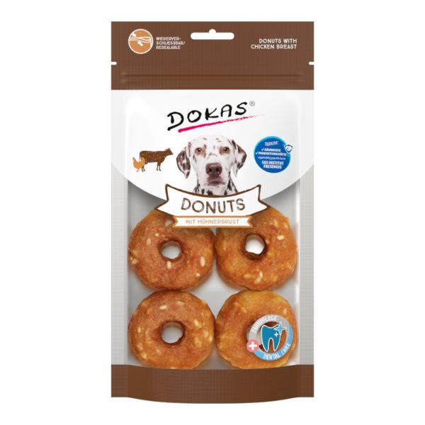 160g Dokas donuts met kipfilet hondensnacks
