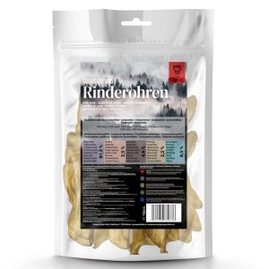500g George & Bob's runderoren naturel 10 stuks hondensnack