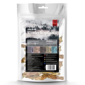 500g George & Bob's rundscalp natuurlijke hondensnacks