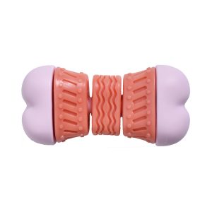 Bobby hondenspeeltje Cubitus koraal 14.5x6.9x4.3cm