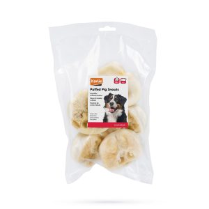 Voordeelpak: 6 x 5 stuks Karlie hondensnacks met varkenssnuit