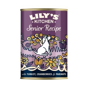 voordeelverpakking: 12x400g Lily's Kitchen Senior Kalkoen natvoer voor honden