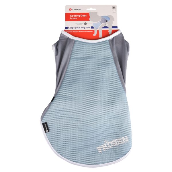 Flamingo Fronzen hondenjas, blauw/grijs maat XL: 45cm ruglengte hond