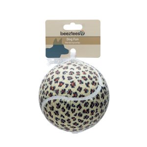 beeztees hondenspeelgoed jungle bal panter - 12,5cm honden