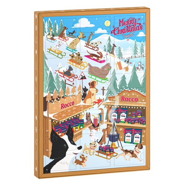 Adventskalender voor Honden Rocco Snacks 192gr